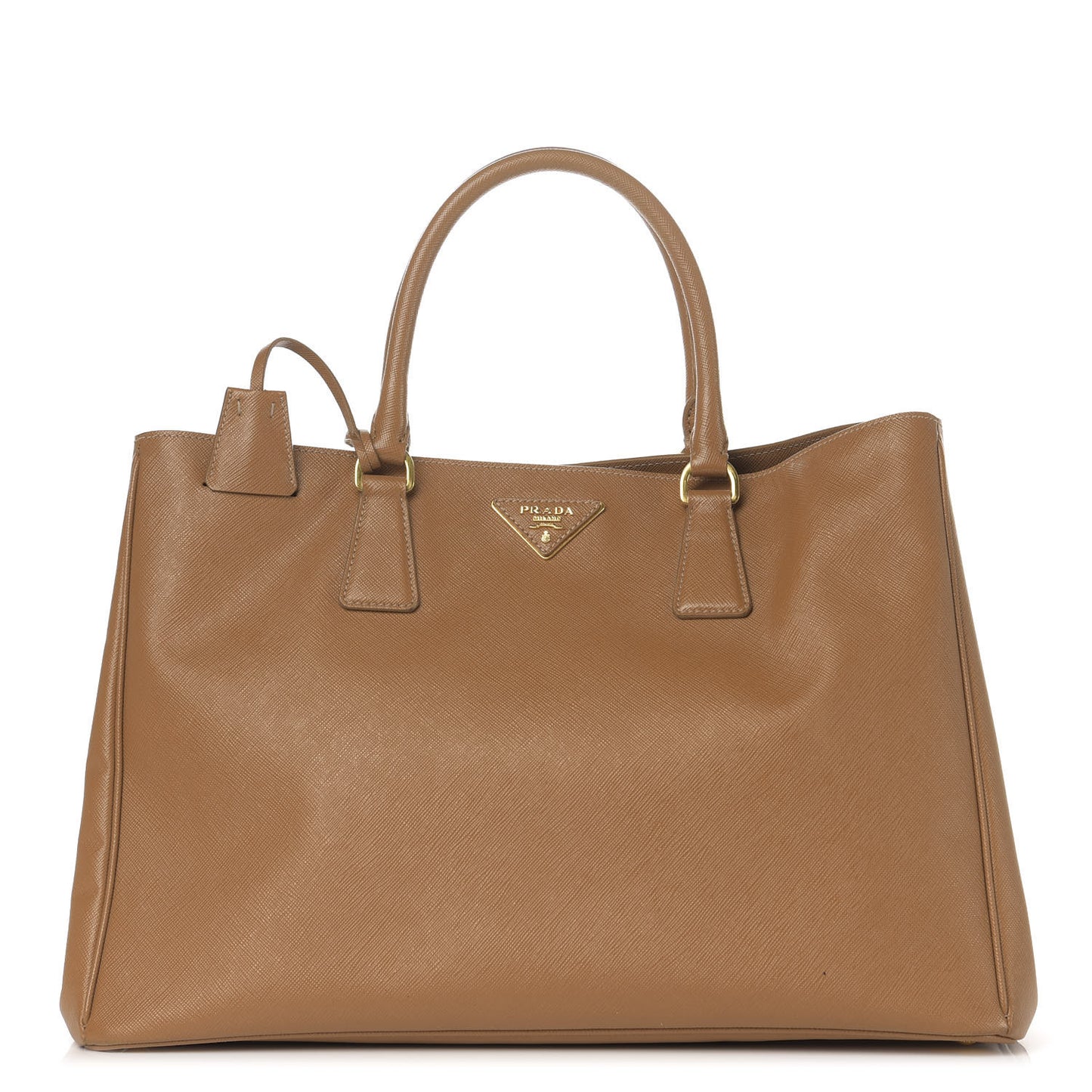 Saffiano Lux Large Tote Caramel