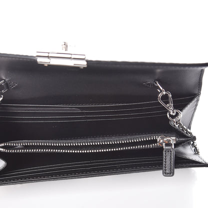 MCM Visetos Large Patricia Wallet On Chain Black 6 of 8