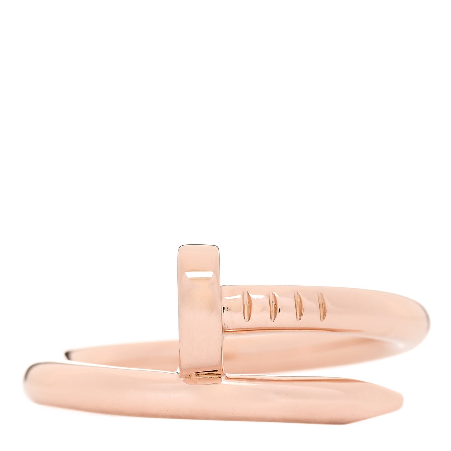 18K Pink Gold Juste Un Clou Ring 58 8.25