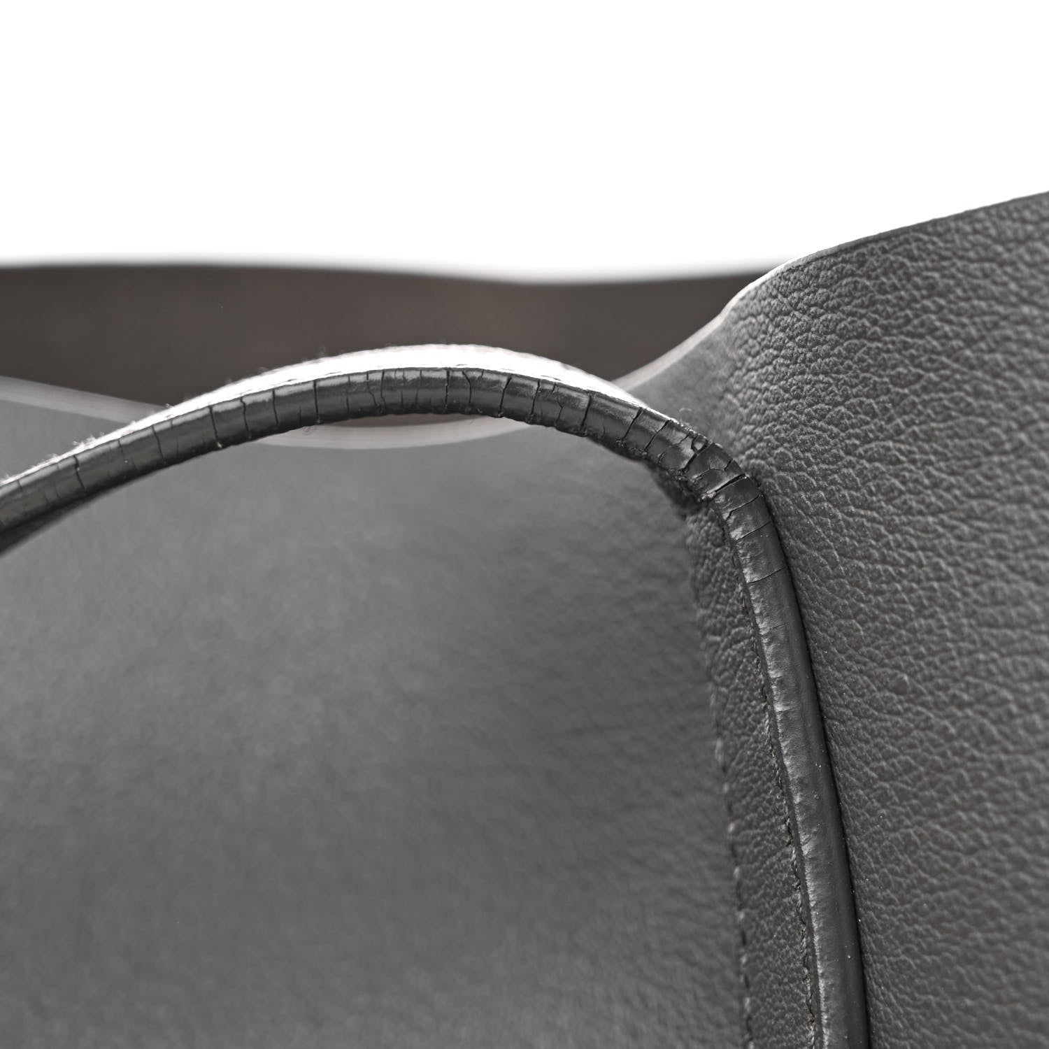 Saint Laurent Calfskin Large Shopping Tote Asphalt 16 of 21