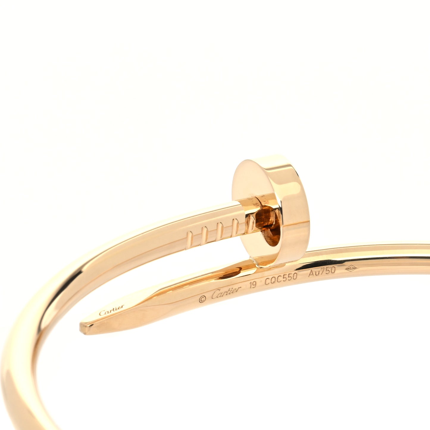 18K Yellow Gold Juste Un Clou Bracelet 19