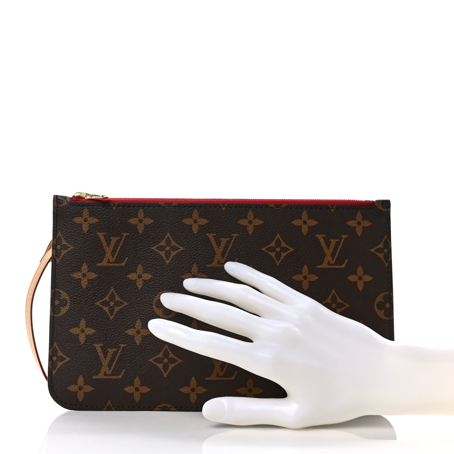 Louis Vuitton Monogram Neverfull MM GM Pochette Cherry 2 of 6