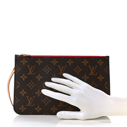 Louis Vuitton Monogram Neverfull MM GM Pochette Cherry 2 of 6