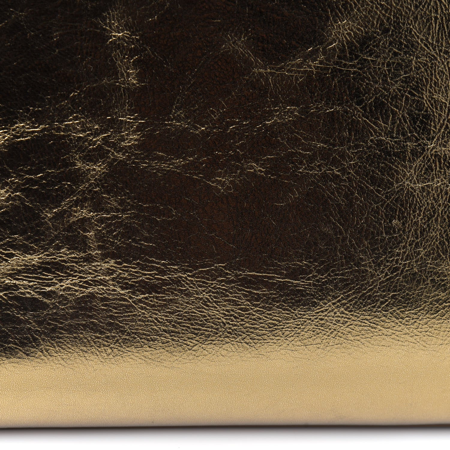 Saint Laurent Metallic Calfskin Monogram Large Belle De Jour Clutch Gold 17 of 19