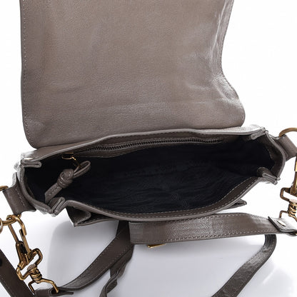 Proenza Schouler Lambskin PS1 Mini Pouch Messenger Smoke 5 of 9