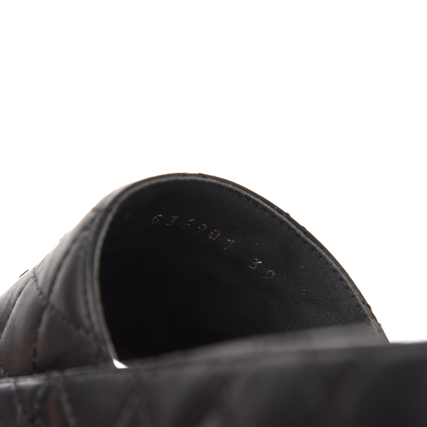 Chanel Lambskin Quilted CC Mules Sandals 39 Black 8 of 9