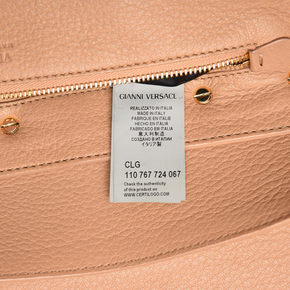 Versace Deerskin Large Signature Tote Camel 8 of 17