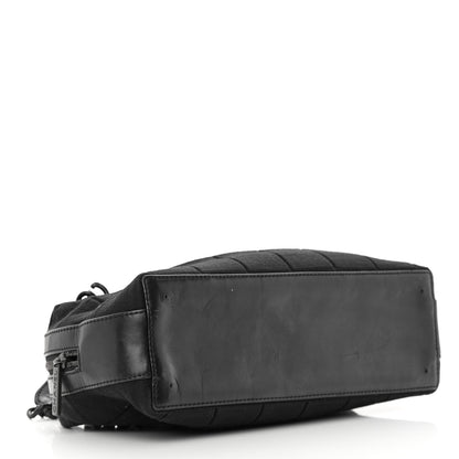 Chanel Jersey Quilted Chocolate Bar Shoulder Bag Black 3 of 19