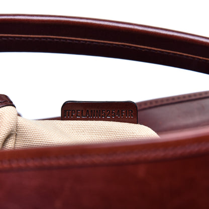 Burberry Canvas Mega Check Hobo Brown 10 of 13