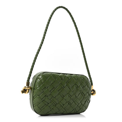 Bottega Veneta Calfskin Intrecciato Knot On Strap Avocado 3 of 9