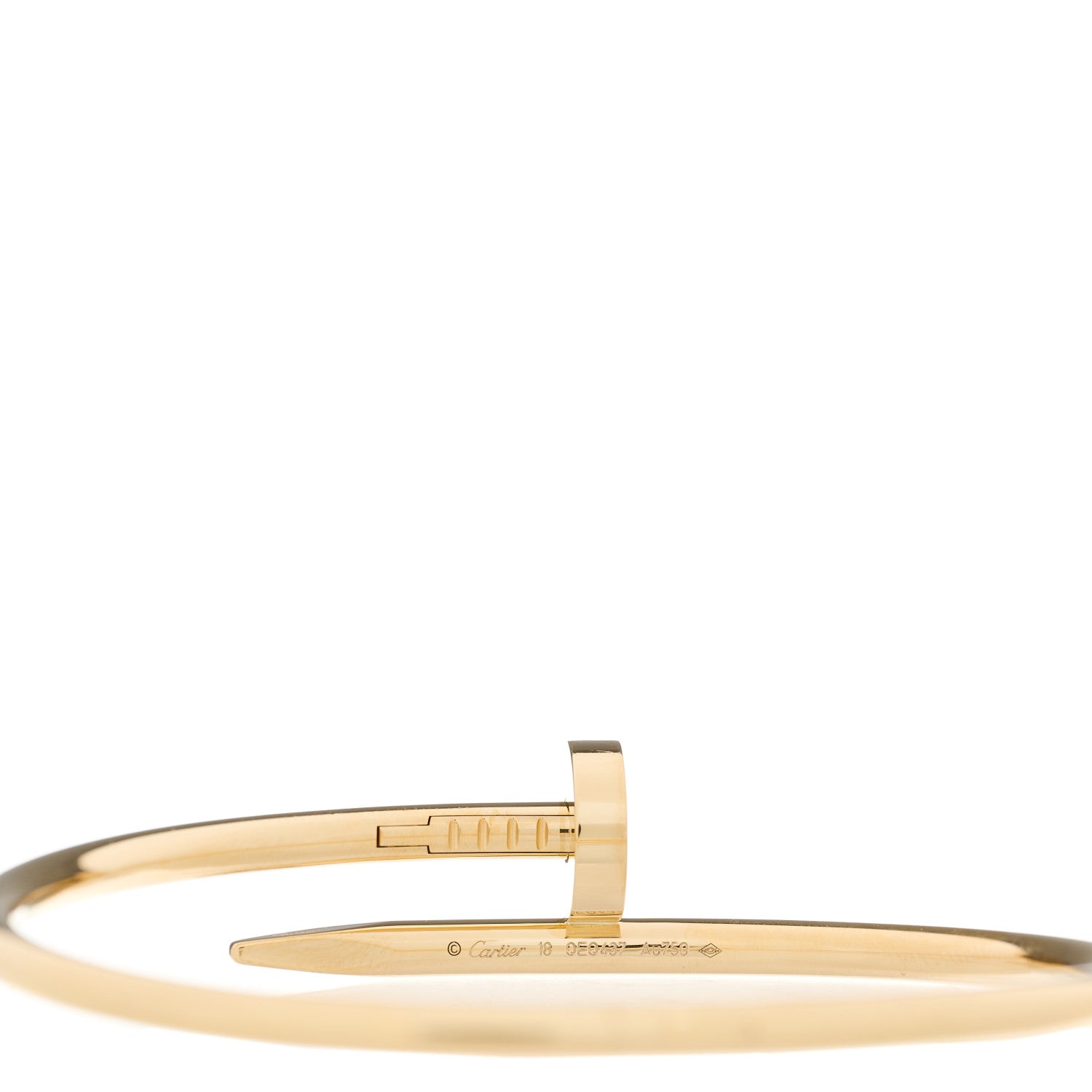 Cartier 18K Yellow Gold Juste Un Clou Bracelet 18 3 of 3