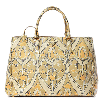 Prada Saffiano Floral Print Medium Tote 1 of 14