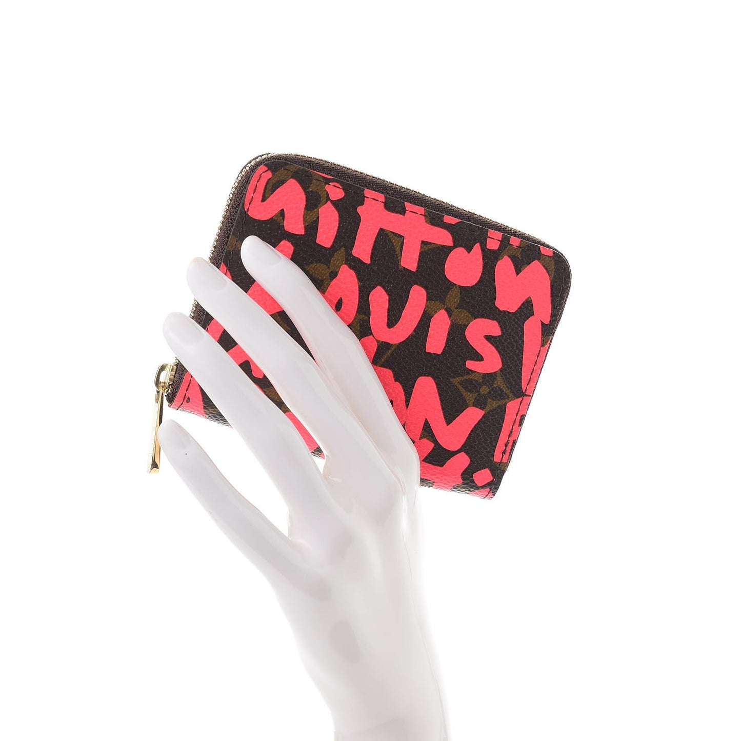 Monogram Graffiti Zippy Coin Purse Fuchsia