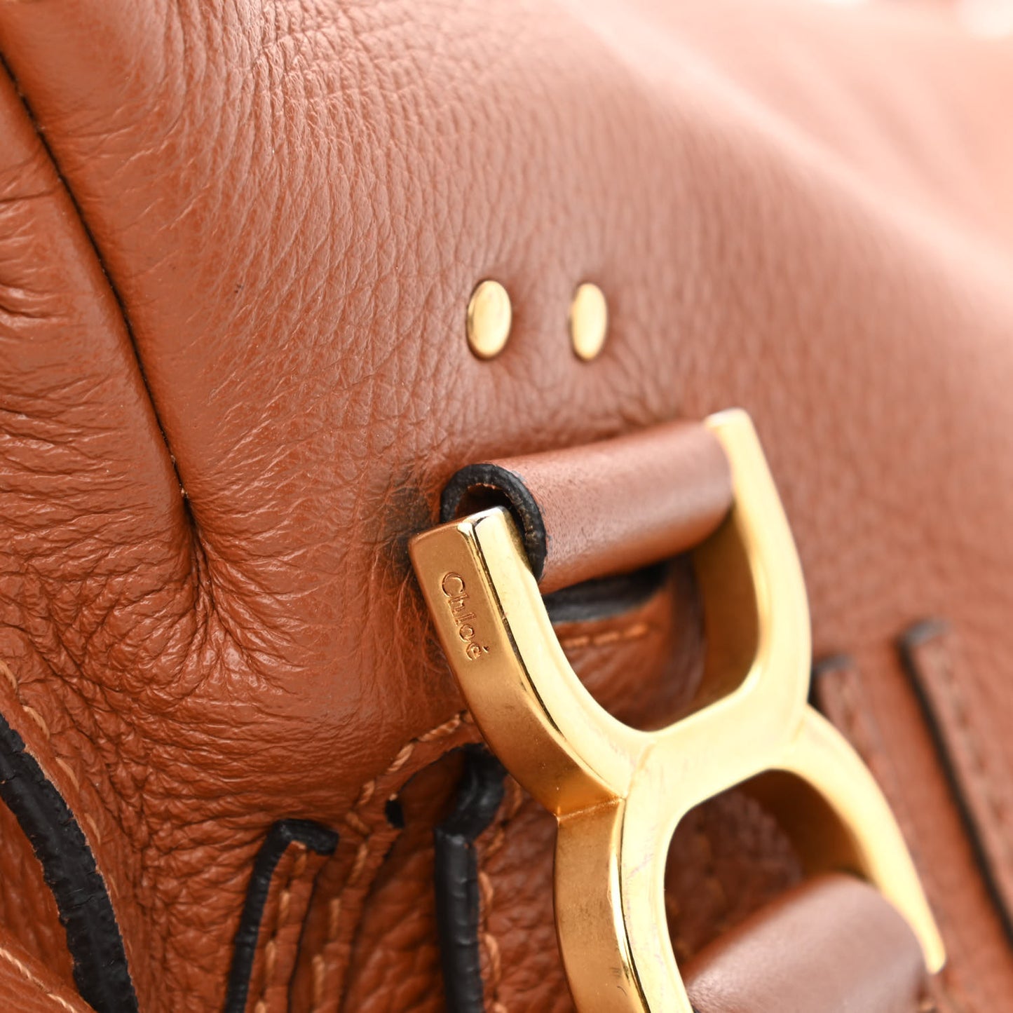 Calfskin Small Marcie Satchel Tan