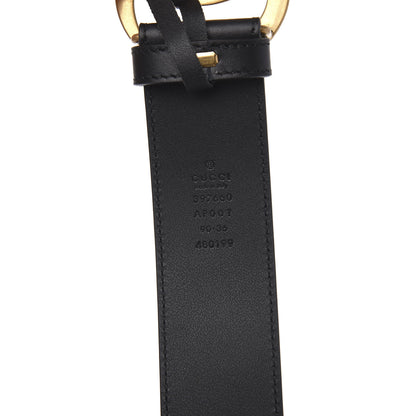 Gucci Calfskin Double G 40mm Belt 90 36 Black 4 of 5