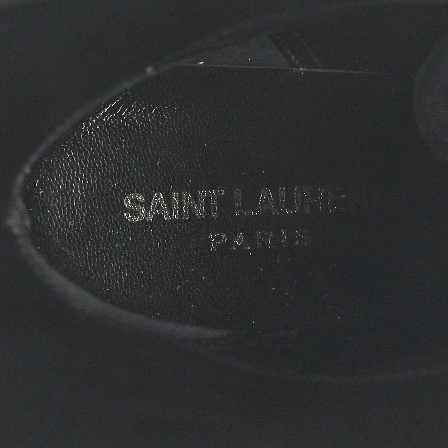 Saint Laurent Vitello Marilyn Nina 95 Knee High Boots 38 Black 9 of 11