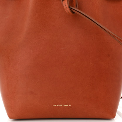 Mansur Gavriel Vegetable Tanned Calfskin Mini Bucket Bag Brandy 6 of 9