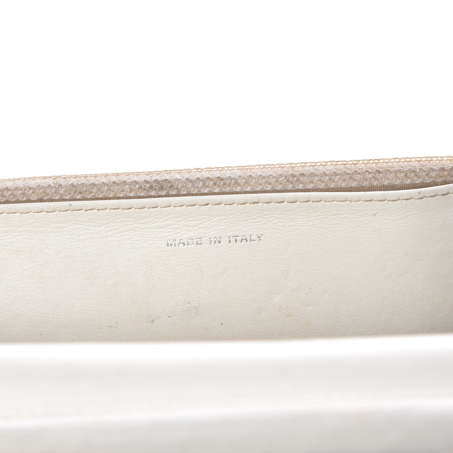 Caviar Timeless CC Wallet on Chain WOC White