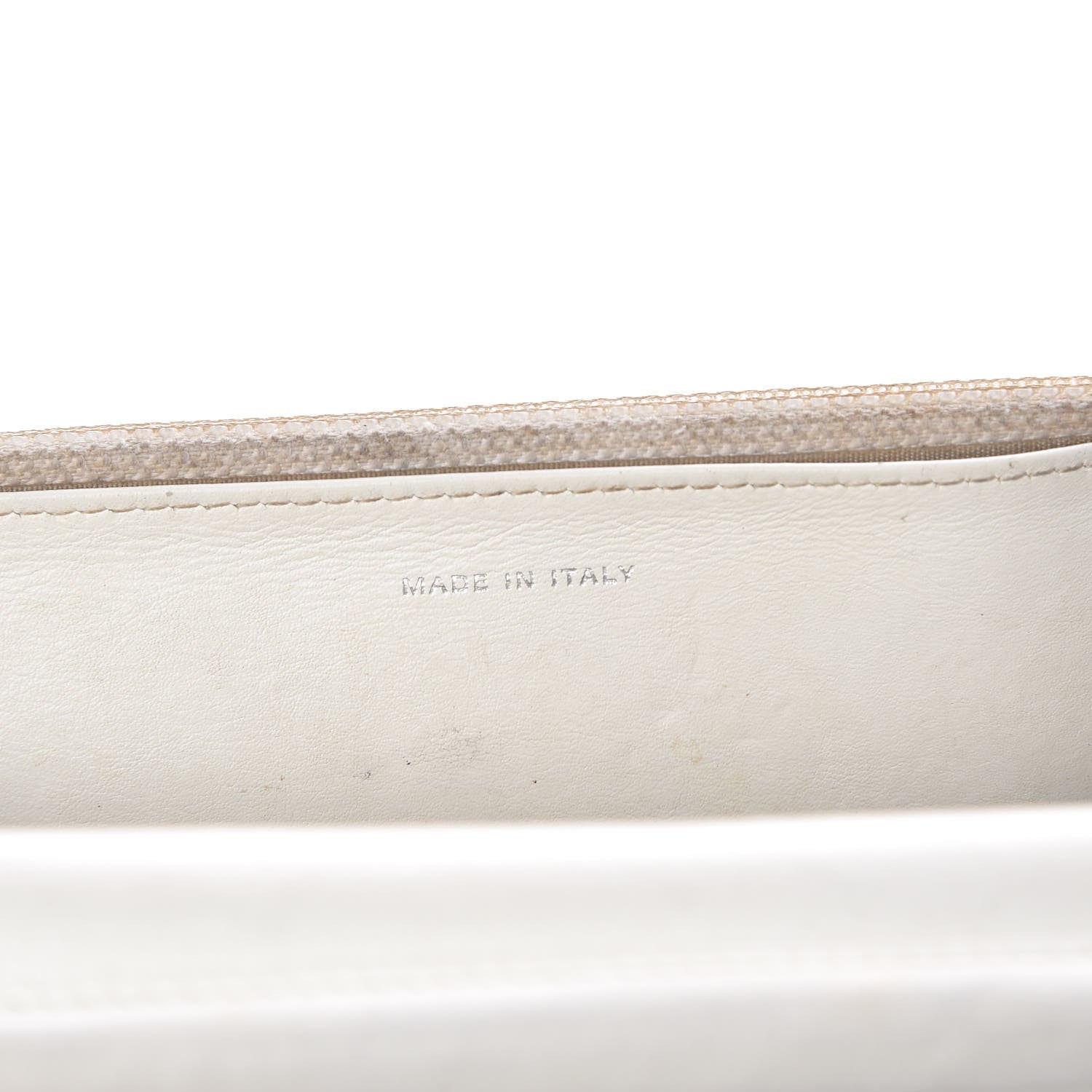 Chanel Caviar Timeless CC Wallet on Chain WOC White 6 of 13