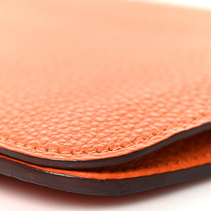 Hermes Togo Dogon Duo Wallet Orange 14 of 16