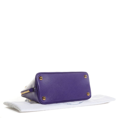 Prada Saffiano Lux Mini Promenade Tote Viola 4 of 11