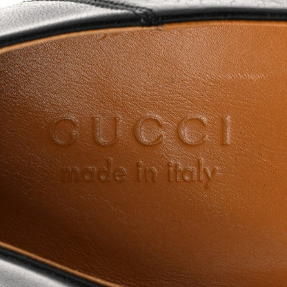 Gucci Goatskin Mens Horsebit Loafers 7 Black 8 of 9