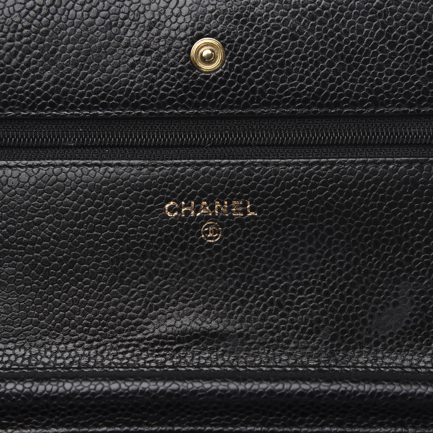Chanel Caviar Quilted Wallet On Chain WOC Black 6 of 15