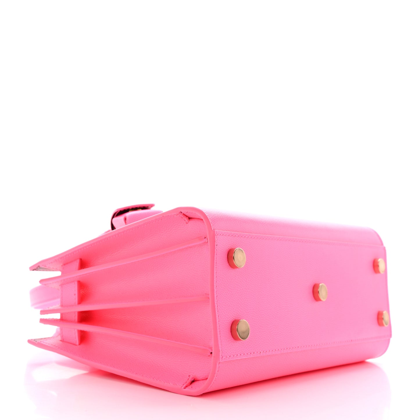 Grained Calfskin Nano Sac De Jour Lipstick Fuchsia