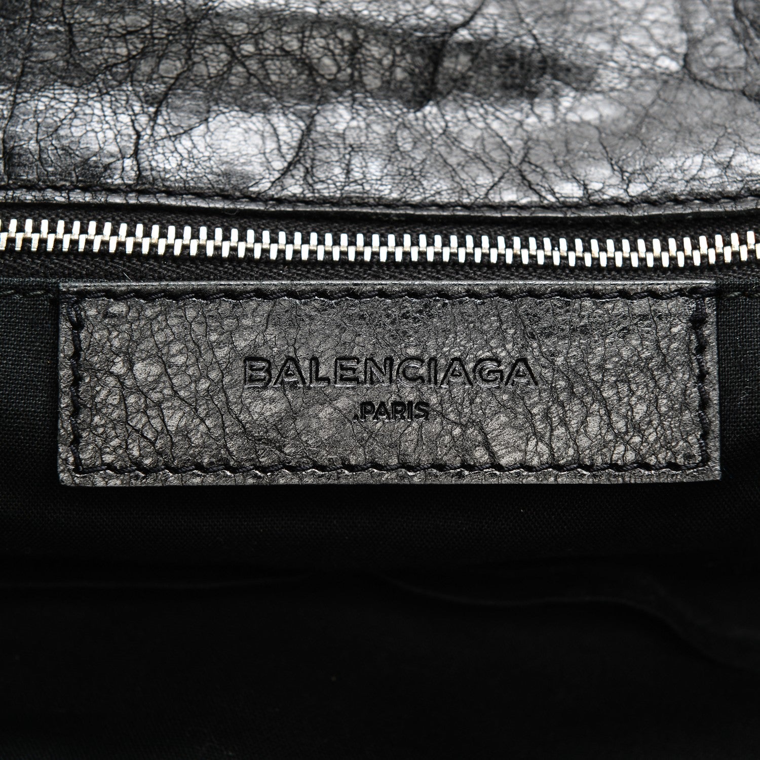 Balenciaga Agneau Arena Foldover Messenger Black 6 of 7