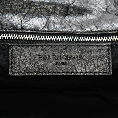 Balenciaga Agneau Arena Foldover Messenger Black 6 of 7