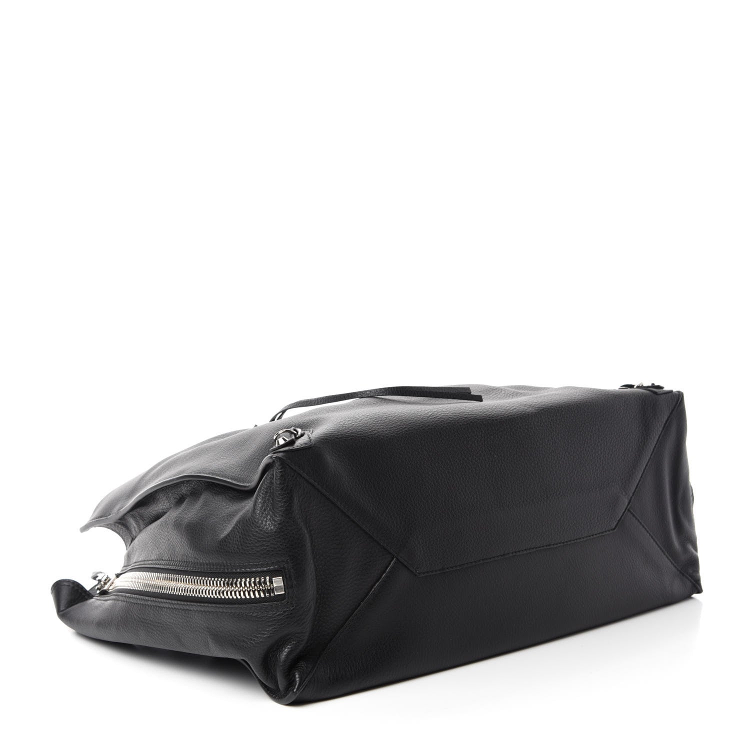 Balenciaga Supple Calfskin Papier A4 Zip Around Tote Black 4 of 10