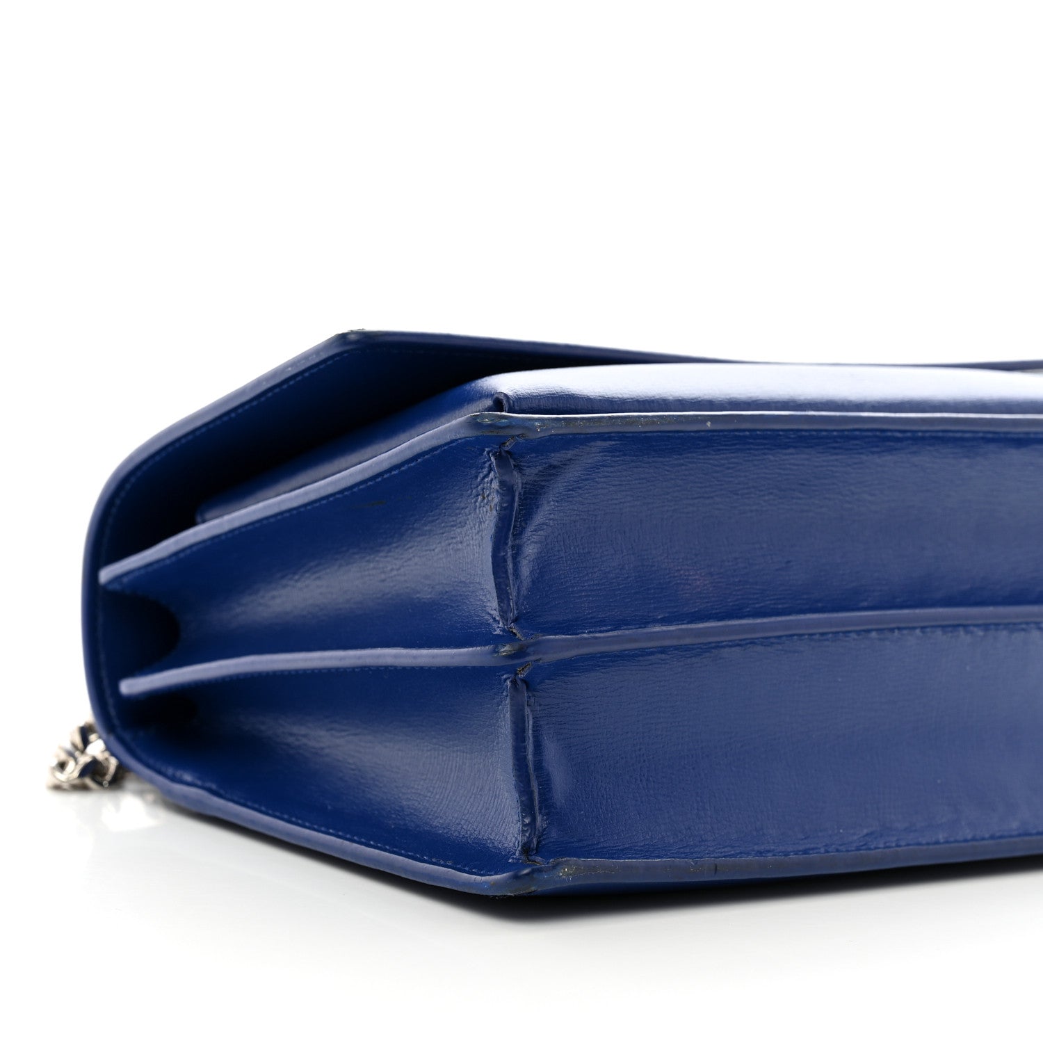 Saint Laurent Calfskin Medium Monogram Sunset Royal Blue 9 of 15