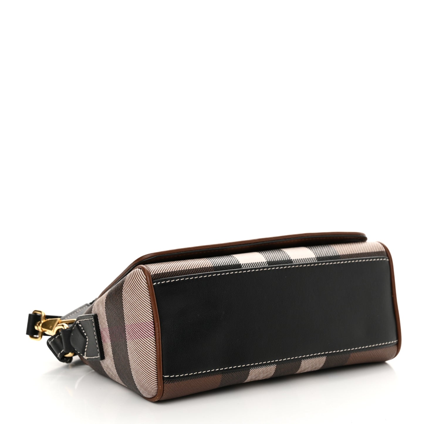 E-canvas Check Dorset Crossbody Dark Birch Brown