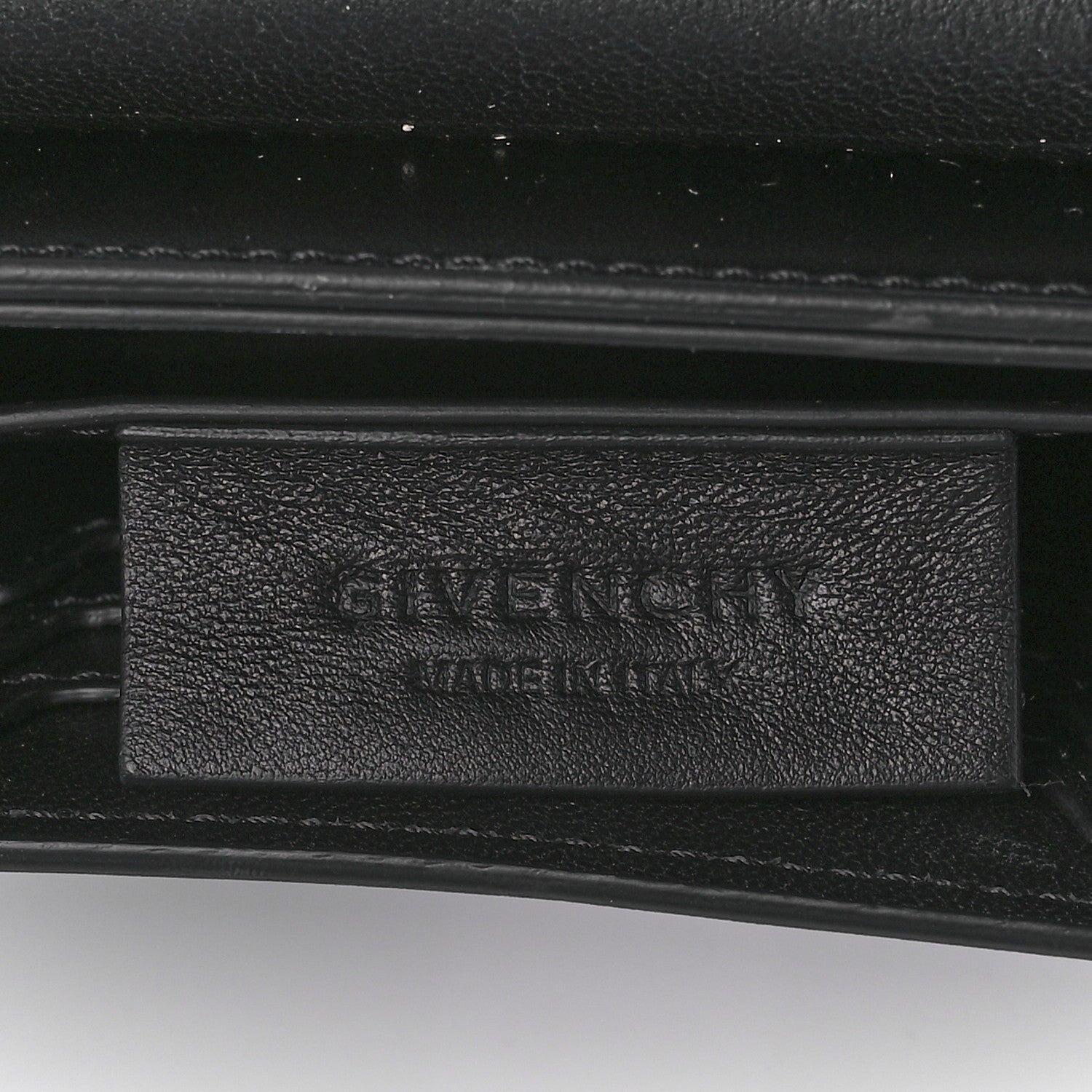 Givenchy Calfskin Bow Cut Chain Wallet Black 5 of 10