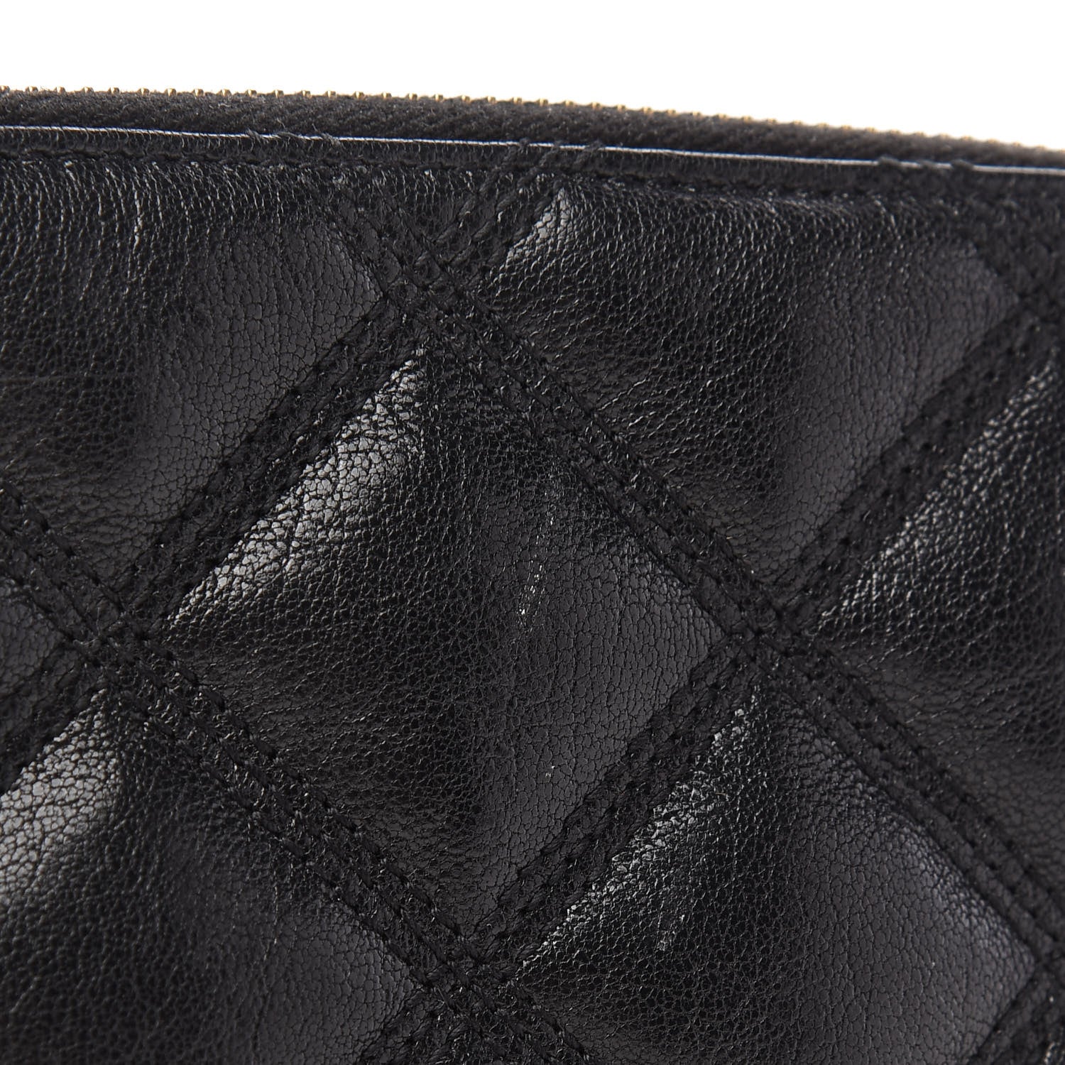Saint Laurent Grained Lambskin Quilted Mini Becky Double Zip Bag Black 11 of 11