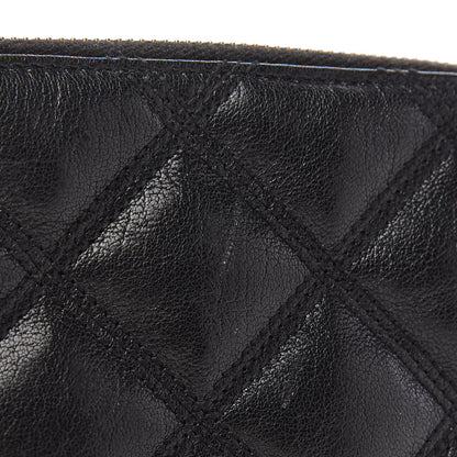 Saint Laurent Grained Lambskin Quilted Mini Becky Double Zip Bag Black 11 of 11