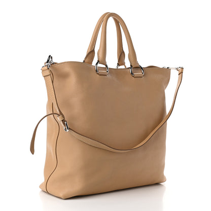 Prada Vitello Daino Shopping Tote Sughero 2 of 7