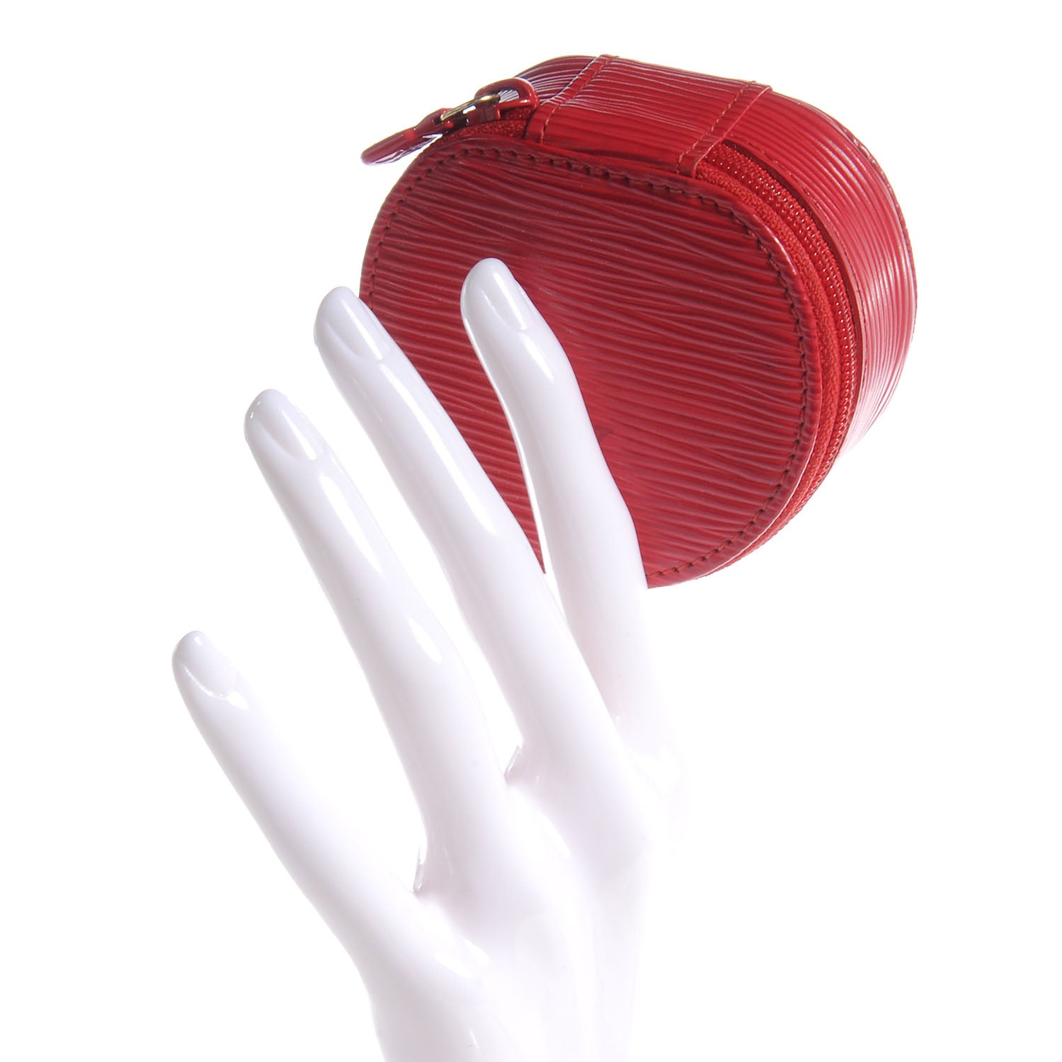 Louis Vuitton Epi Ecrin Bijoux 12cm Jewelry Box Red 2 of 7