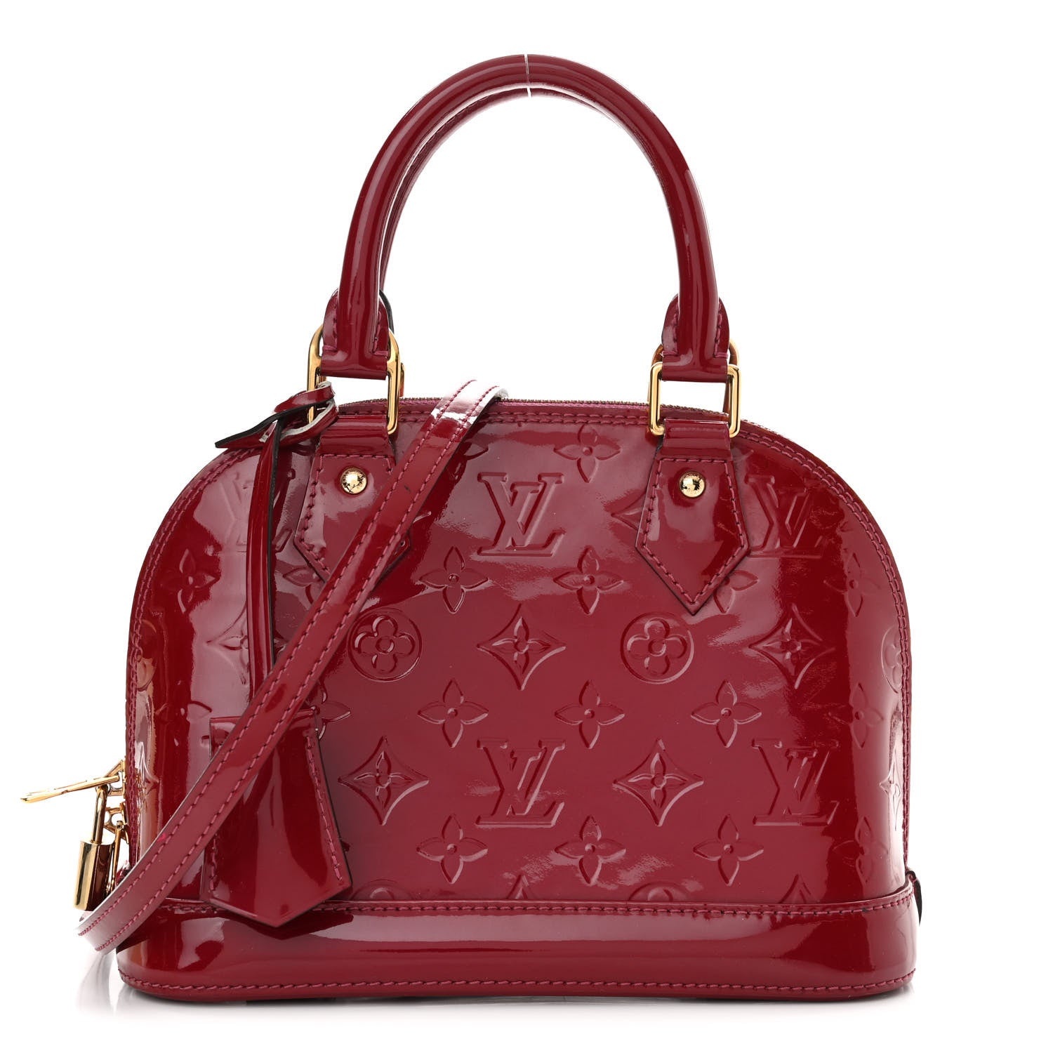 Louis Vuitton Vernis Alma BB Rose Indien 1 of 11