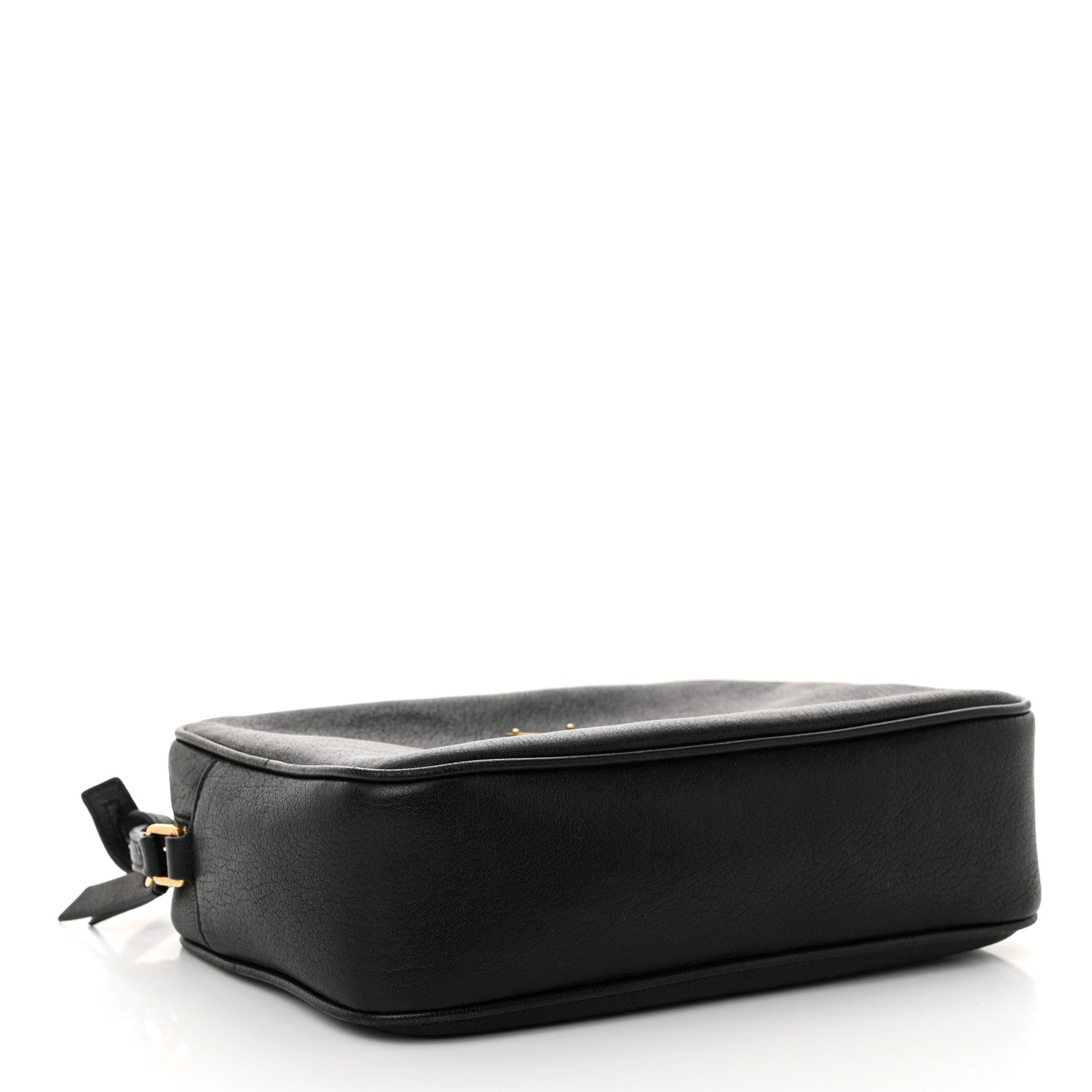 Saint Laurent Grained Lambskin Monogram Lou Camera Bag Black 4 of 13