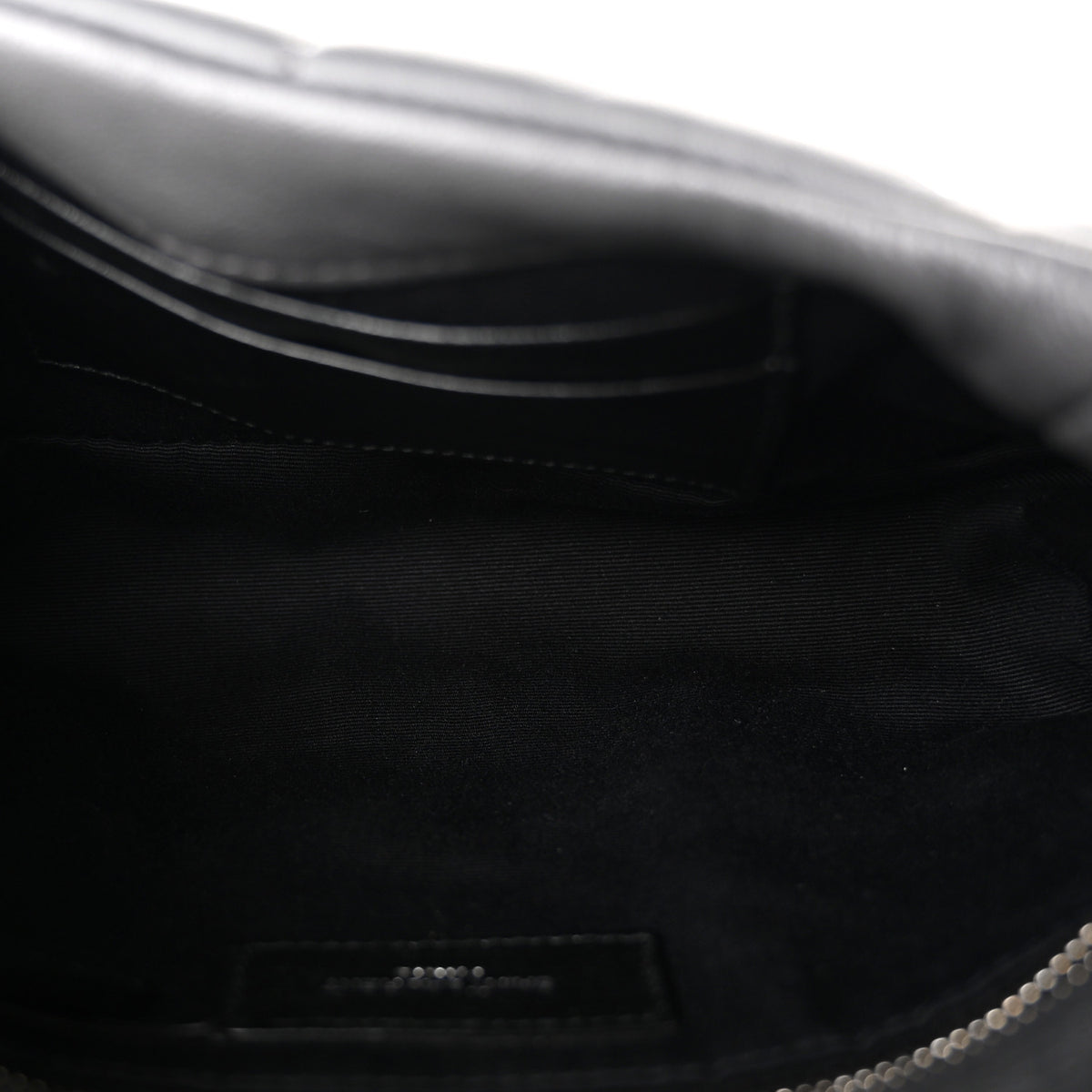 Saint Laurent Lambskin Quilted Toy Loulou Puffer Monogram Chain Satchel Fog 5 of 11