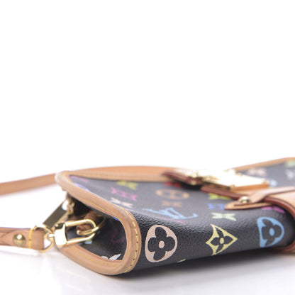 Louis Vuitton Monogram Multicolor Shirley Black 6 of 9