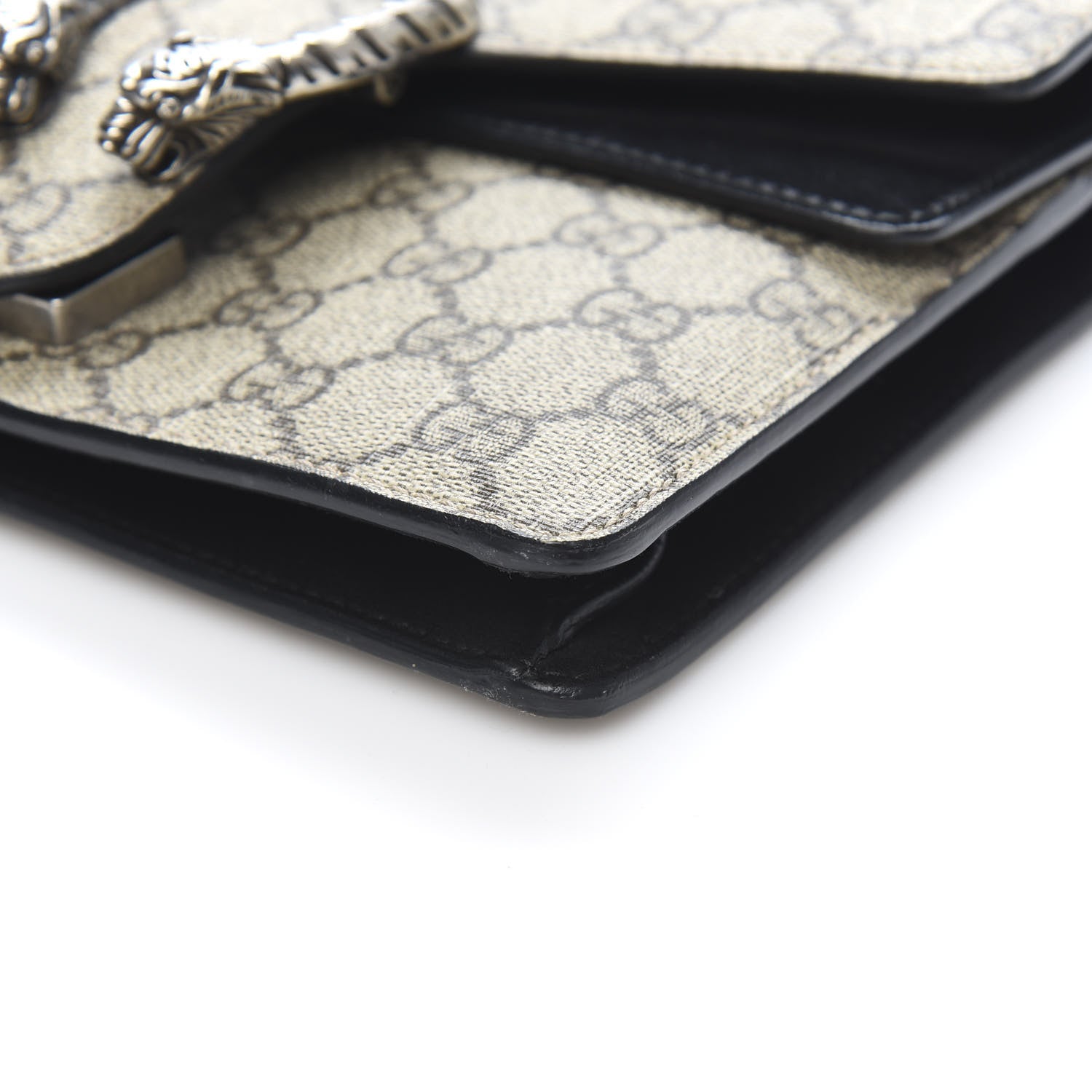 Gucci GG Supreme Monogram Mini Dionysus Shoulder Bag Black 10 of 11