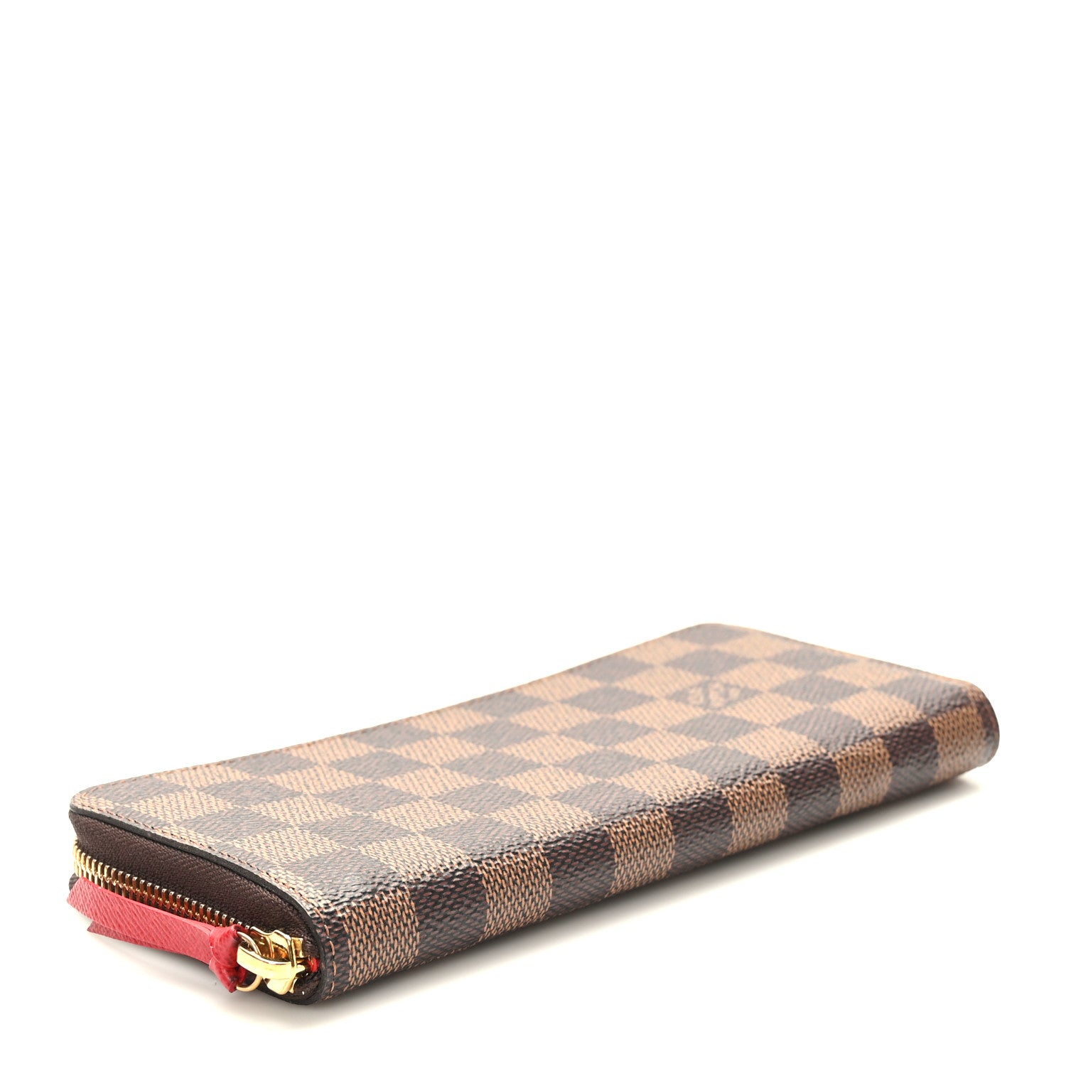 Louis Vuitton Damier Ebene Clemence Wallet Cherry 4 of 7