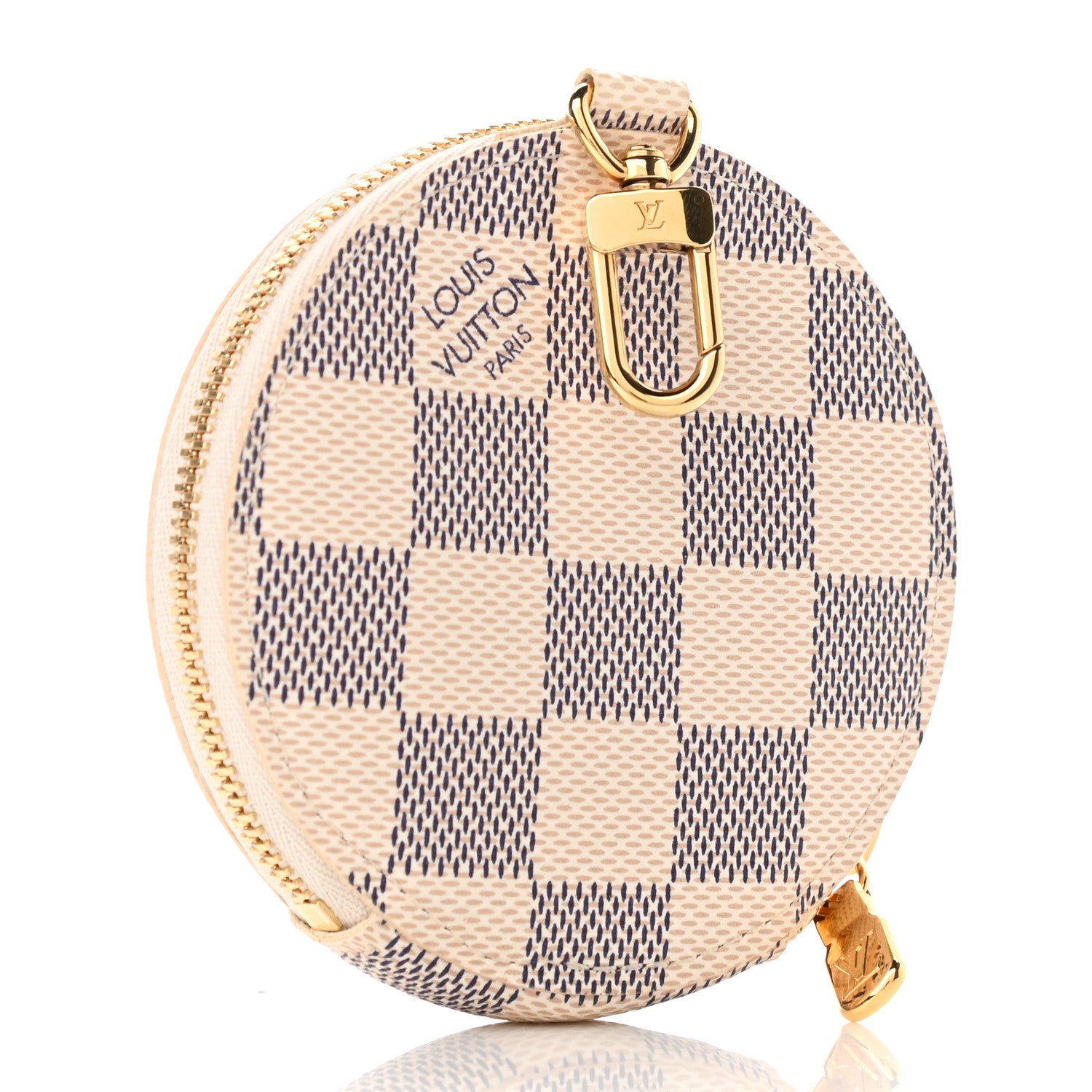 Louis Vuitton Damier Azur 2021 Christmas Animation Hollywood Bag Charm Fuchsia 2 of 7