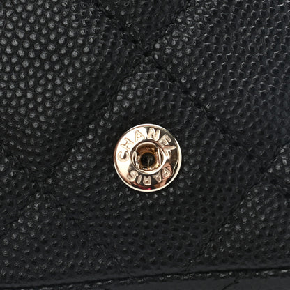 Chanel Caviar Quilted Mini Chain Belt Bag Black 8 of 9