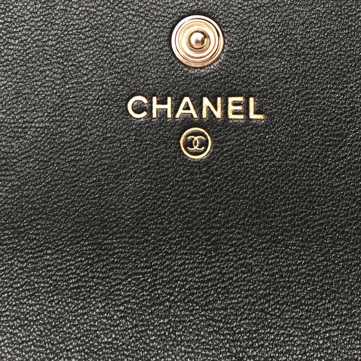 Chanel Lambskin Quilted Chanel 19 Flap Wallet Black 6 of 17