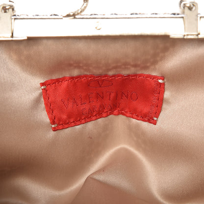 Valentino Garavani Crystal Embellished Clutch Bag Silver 7 of 12
