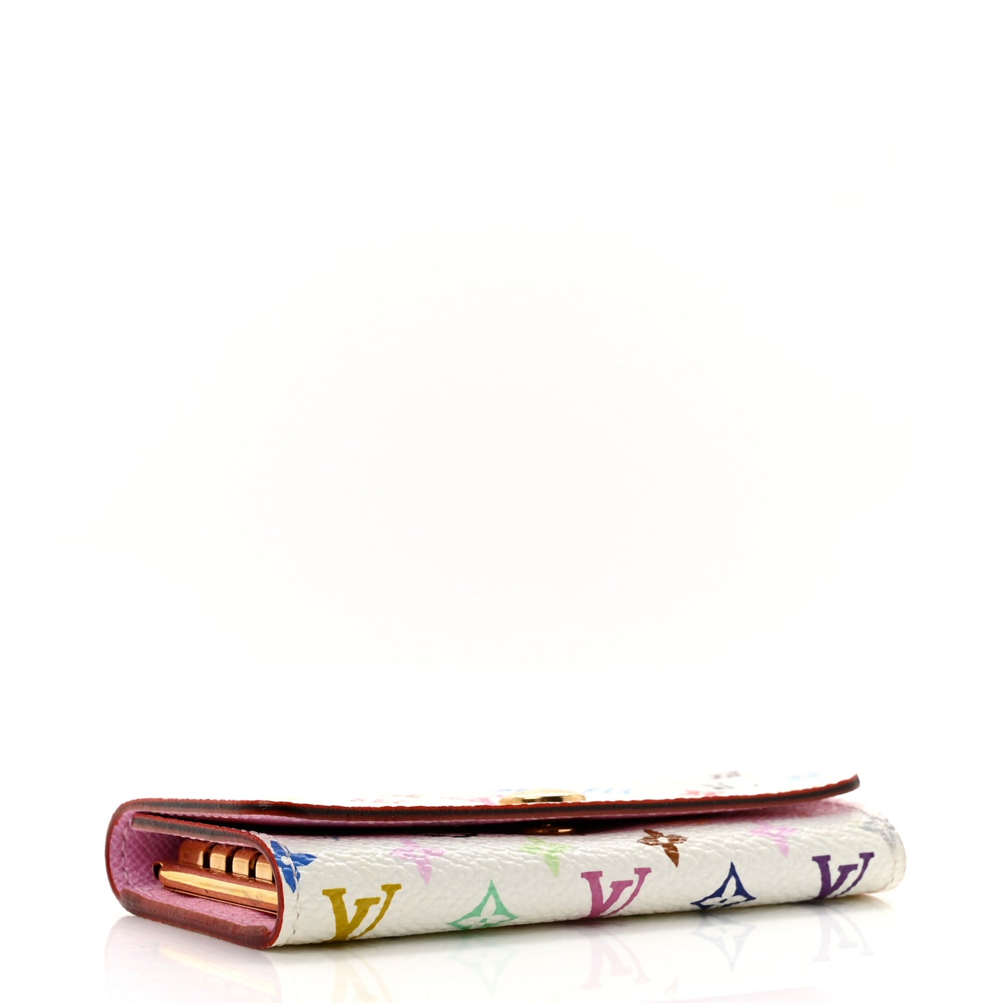 Monogram Multicolor Multicles 4 Key Holder White Litchi