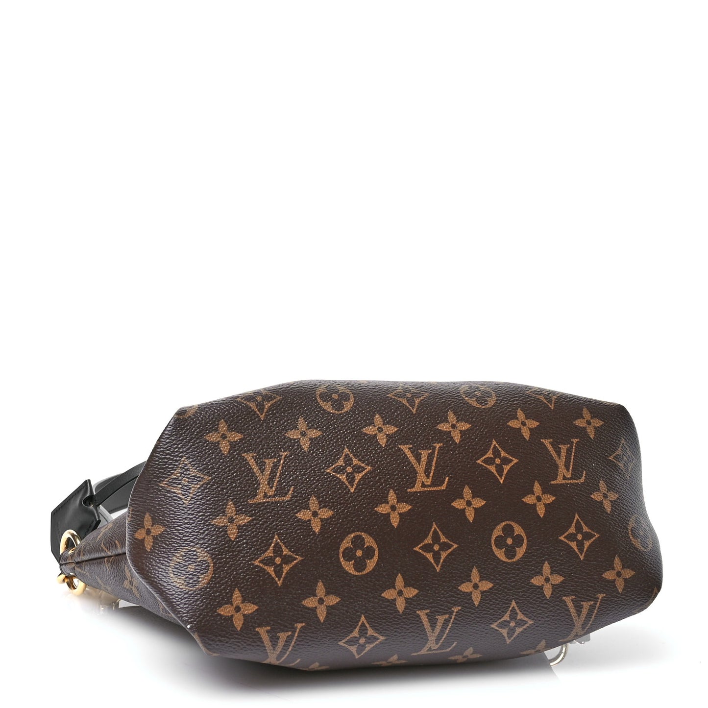 Monogram Flower Zipped Tote PM Black